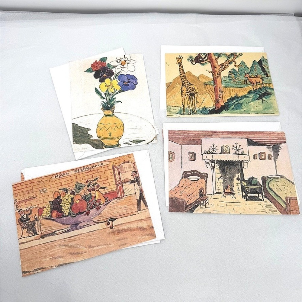 US Holocaust Memorial Museum Greeting Cards LOT of 7 Simon Jeruchim Watercolor